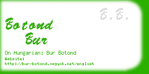 botond bur business card